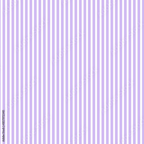 Quadro su tela Purple lavender and white thin vertical stripes