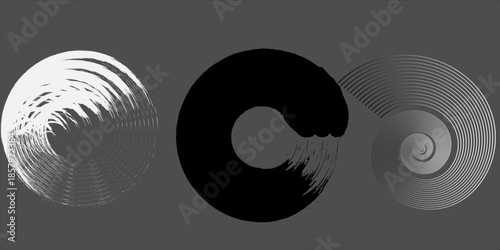 calligraphy brushstroke set. Straight red ink vector lines pack. Bloody color long and round hand-drawn brushstroke text highlights  frames  circles.  spiral modern