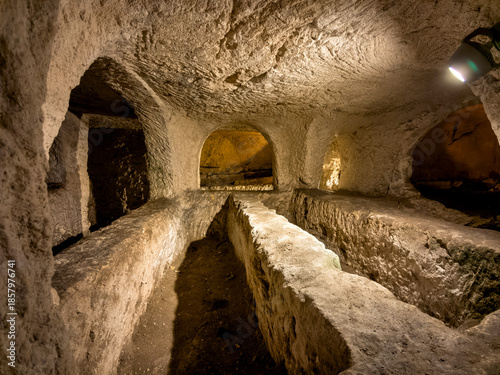 Rabat, Malta: view of St Pauls Catacombs