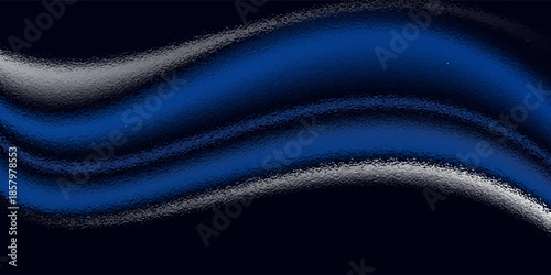 Black dark navy blue silver abstract pattern background. Geometric shape. Line triangle angle fold polygon diamond 3D