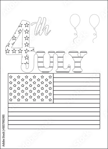 4th of July coloring and activity pages are fun printable worksheets for kids featuring patriotic themes like flags, stars, and fireworks, helping children celebrate Independence Day while developing 