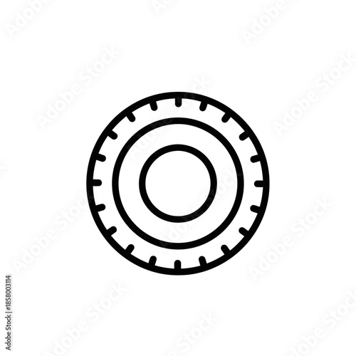 Close-up of Combination Lock Dial on Safe or Lockbox with Clear Details