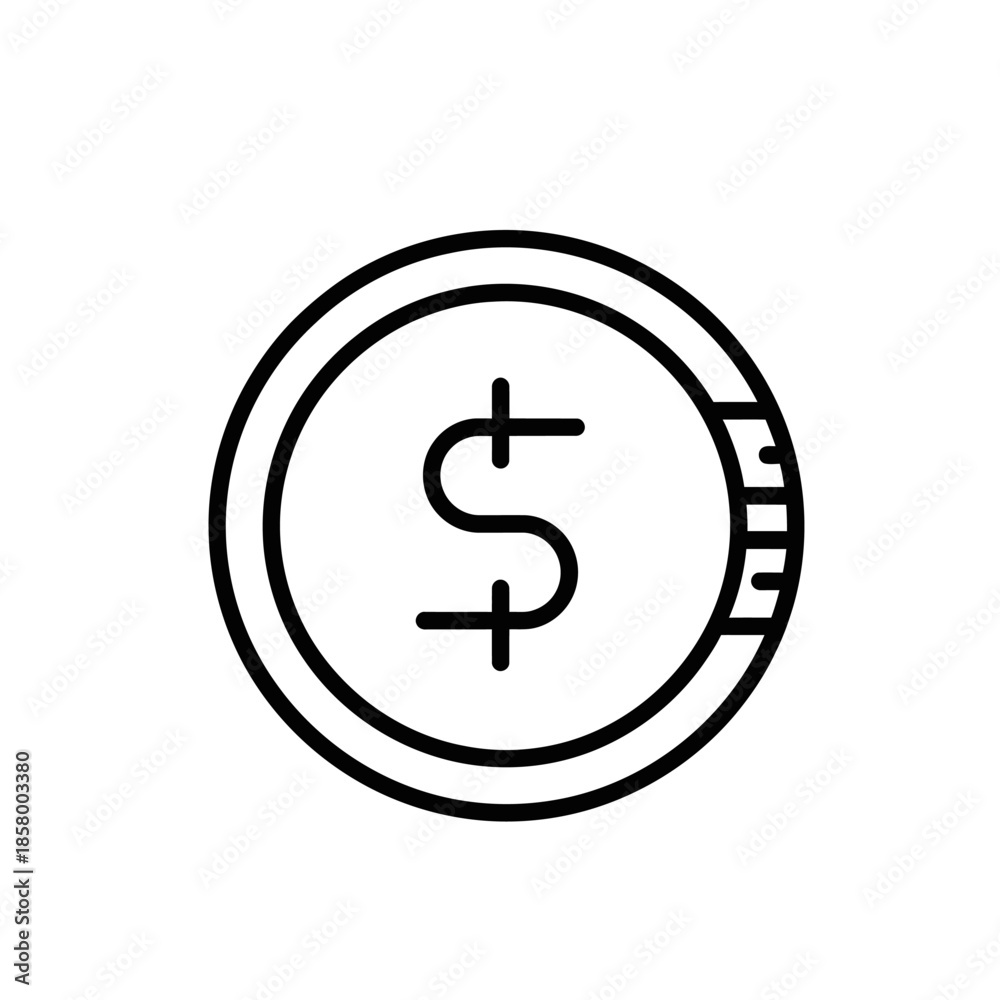 Obraz premium Financial Investment and Savings Concept with Coin Illustration