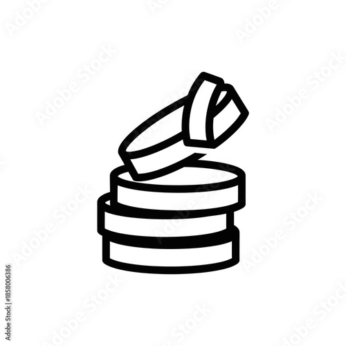 Coin Stacking and Hammering Concept for Financial or Investment Themes