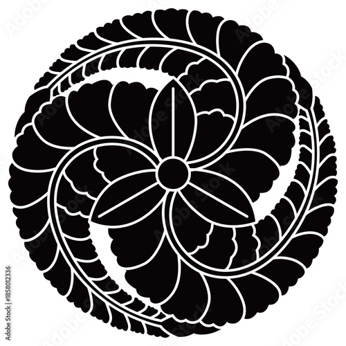 	家紋です。黒田藤巴といいます。