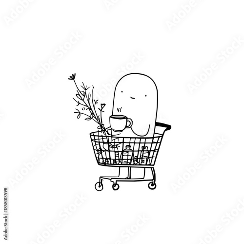 Conceptual Black Background with Smooth Surface and Copy Space, Minimalist Design