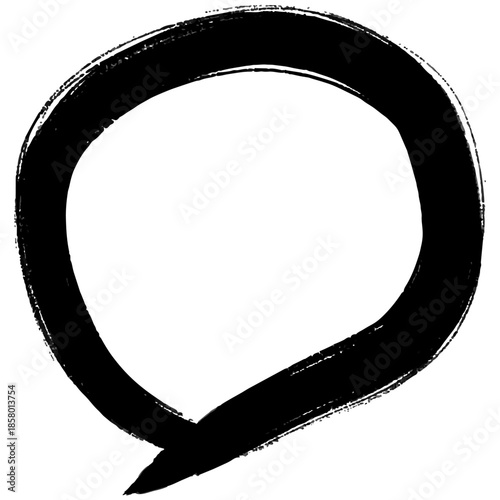 強調を示す黒の墨円が注目を集める　丸