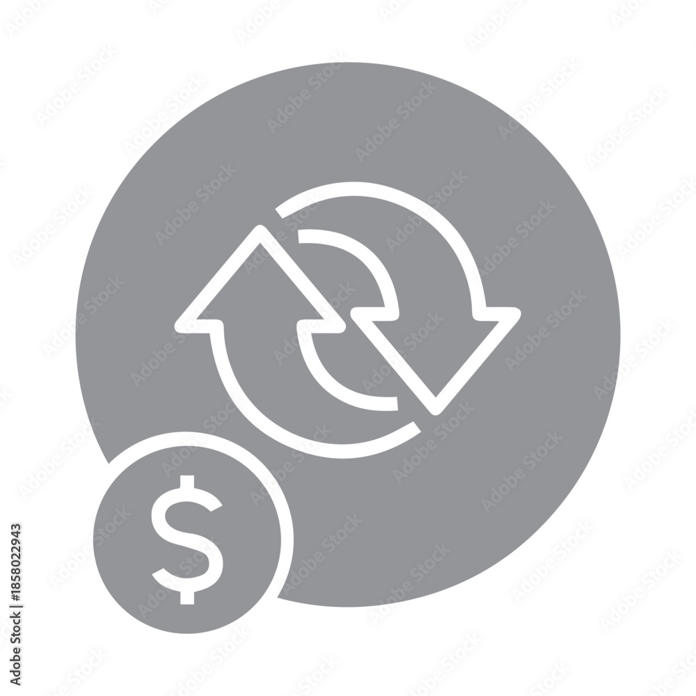 Obraz premium Exchange Rate Money Icon
