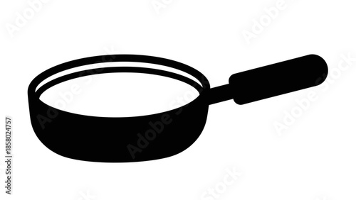 Magnifying Glass with Handle Illustration.