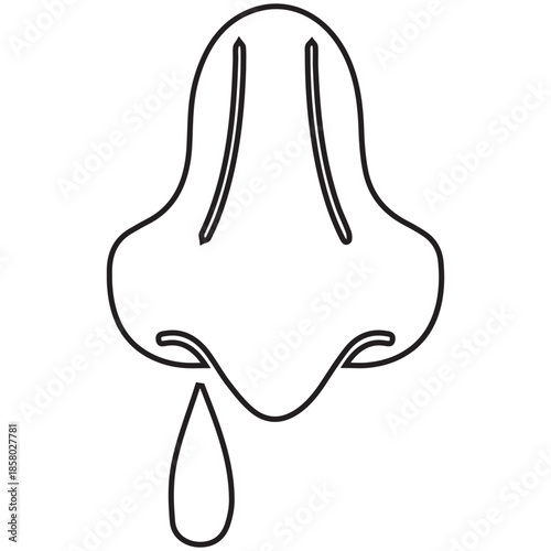 Runny Nose Outline