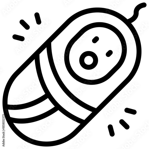 newborn line icon. Clean and minimalist vector icon for websites, mobile apps, presentations, and logos. Fully scalable and customizable for any project.