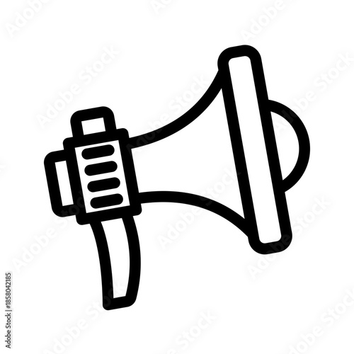 Loud Speaker Advertising Announcement Icon from Help and Support Icon Collection (Outline style)