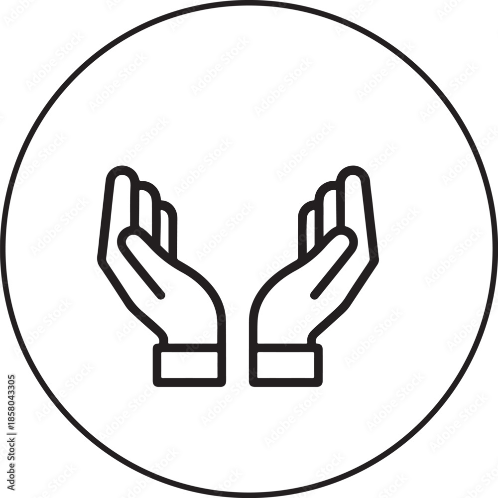 Obraz premium hand sign icon