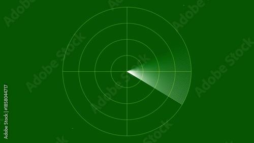 Dynamic Green Digital Radar Screen Scanner Sweep Detecting Targets Background