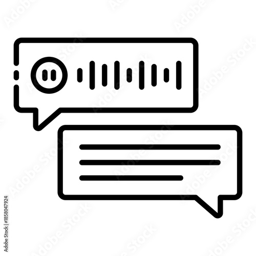 voice chat icon. audio conversation tool. talk live online. communication and technology