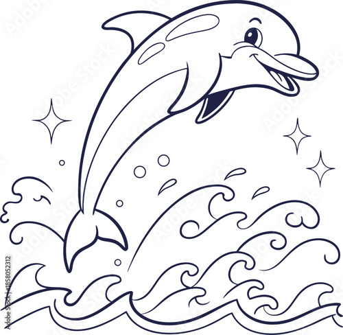 Dolphin Fish Illustration