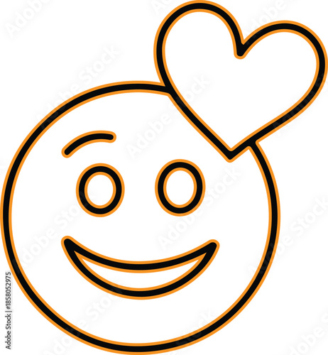 Smiling face with heart eyes