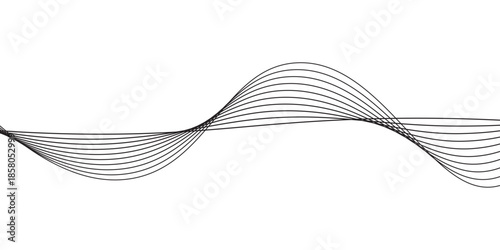 White abstract background with flowing particles. White and gray Digital futuristic technology concept background. Dynamic waves use for business, corporate, poster, template, illustration