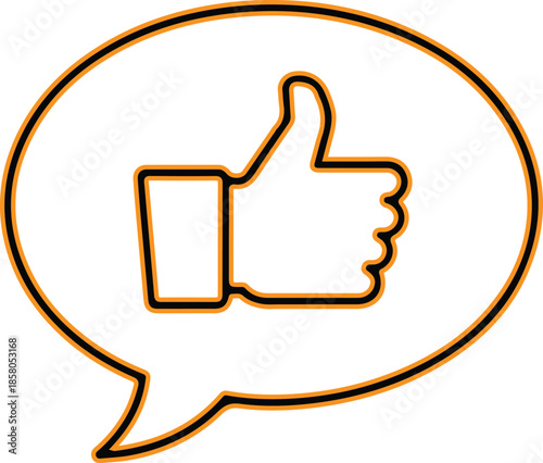 Positive feedback symbol