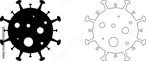 Illustrated comparison of viruses