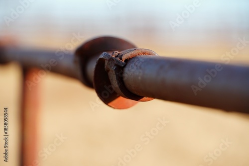 Fotografie Oil well sucker rod.