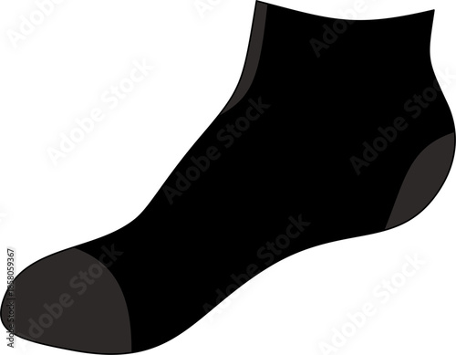 Ankle Socks Flat Vector Illustration