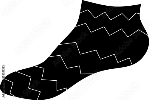 Ankle Socks Flat Vector Illustration