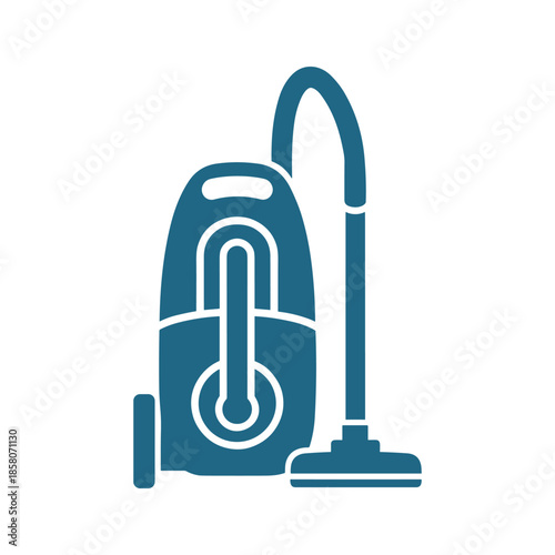 Blue vacuum cleaner Vector