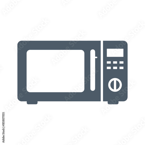 Modern kitchen microwave Vector