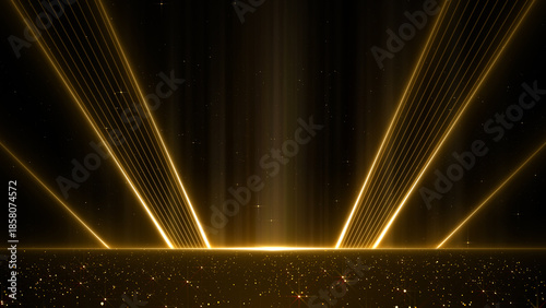 Wallpaper Mural Luxurious Gala Spotlight Particles Gold Awards Trailer Titles Cinematic Openers Luxury Intro Background Torontodigital.ca