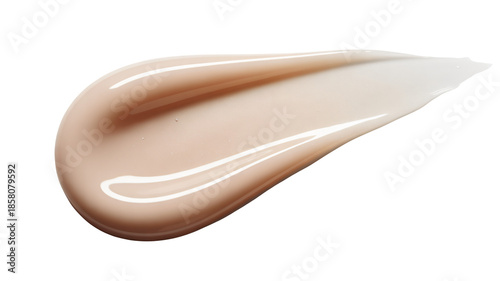 Foundation Smear Smooth Beige Creamy Texture Cosmetic Product for Beauty Advertising
