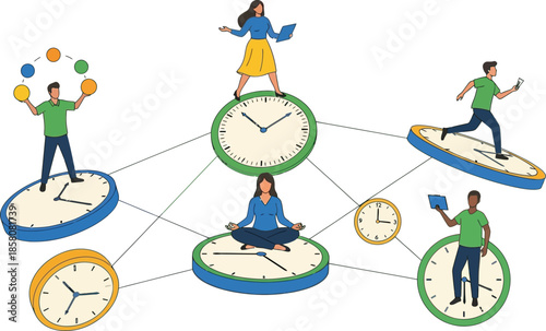 Modern Isometric Cityscape with Vibrant Buildings and Urban Infrastructure at Sunset for Digital Design Projects