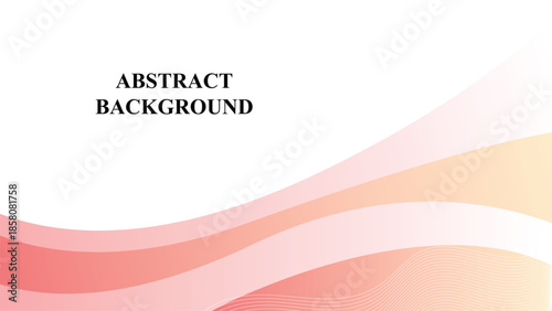 Abstract pink and yellow wavy background