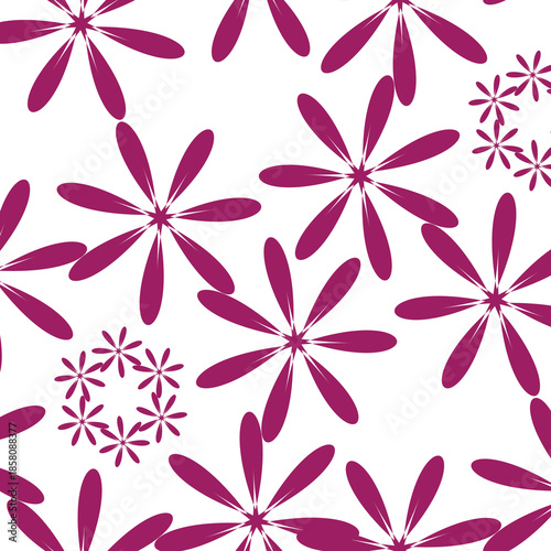 seamless pattern with flowers