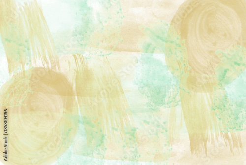 Watercolor Background With Soft Circles And Gradients For Calm, Creative Design