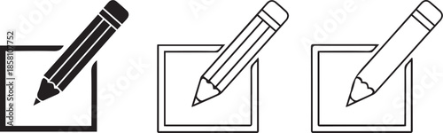 A comprehensive set of user interface icons for editing tools and application functions