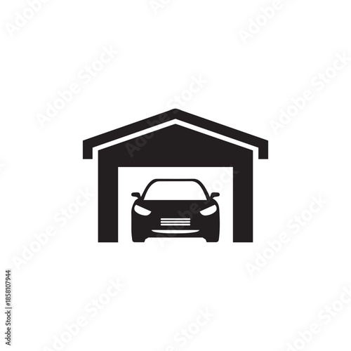 Car service and auto repair line icon set. Automobile maintenance, garage workshop, and tire fitting outline icons. Vehicle inspection pictogram and infographic elements.