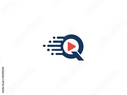  Q minimal logo icon design template elements