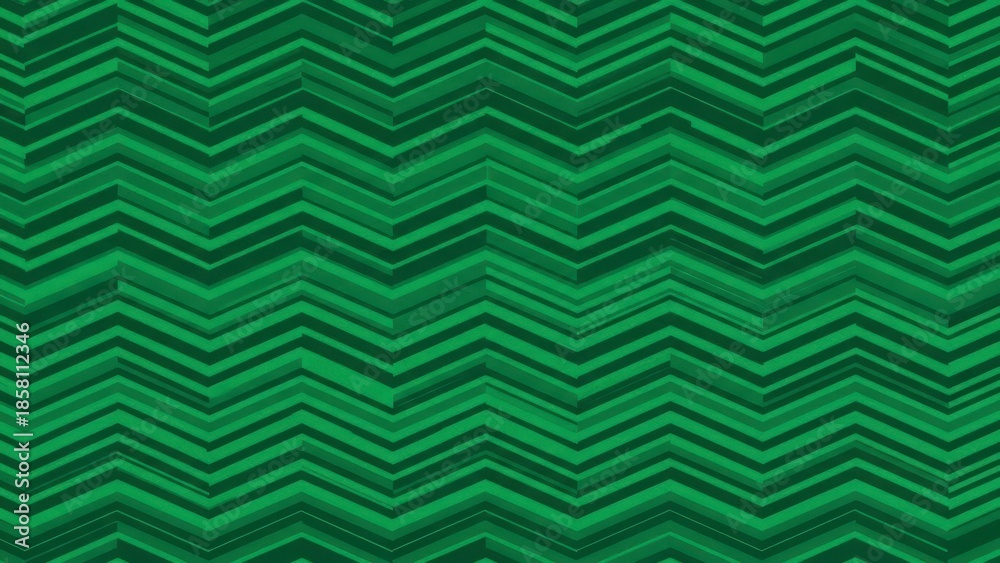 Fototapeta premium Abstract Green Chevron Pattern with Subtle Texture and Depth.