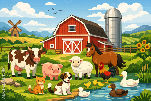 farm animals farm