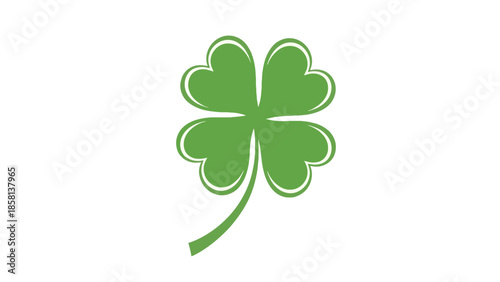 Four-leaf clover illustration on a white background.