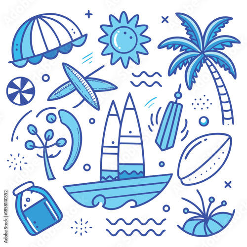 Playful Sketches For Ocean Fun