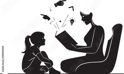 Reading together inspires learning