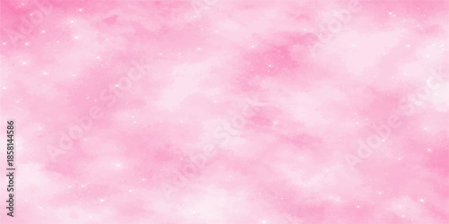 A vintage pastel pink abstract background features a grunge paper texture and purple bokeh light patterns for a textured valentine wallpaper design with an aged paint art backdrop