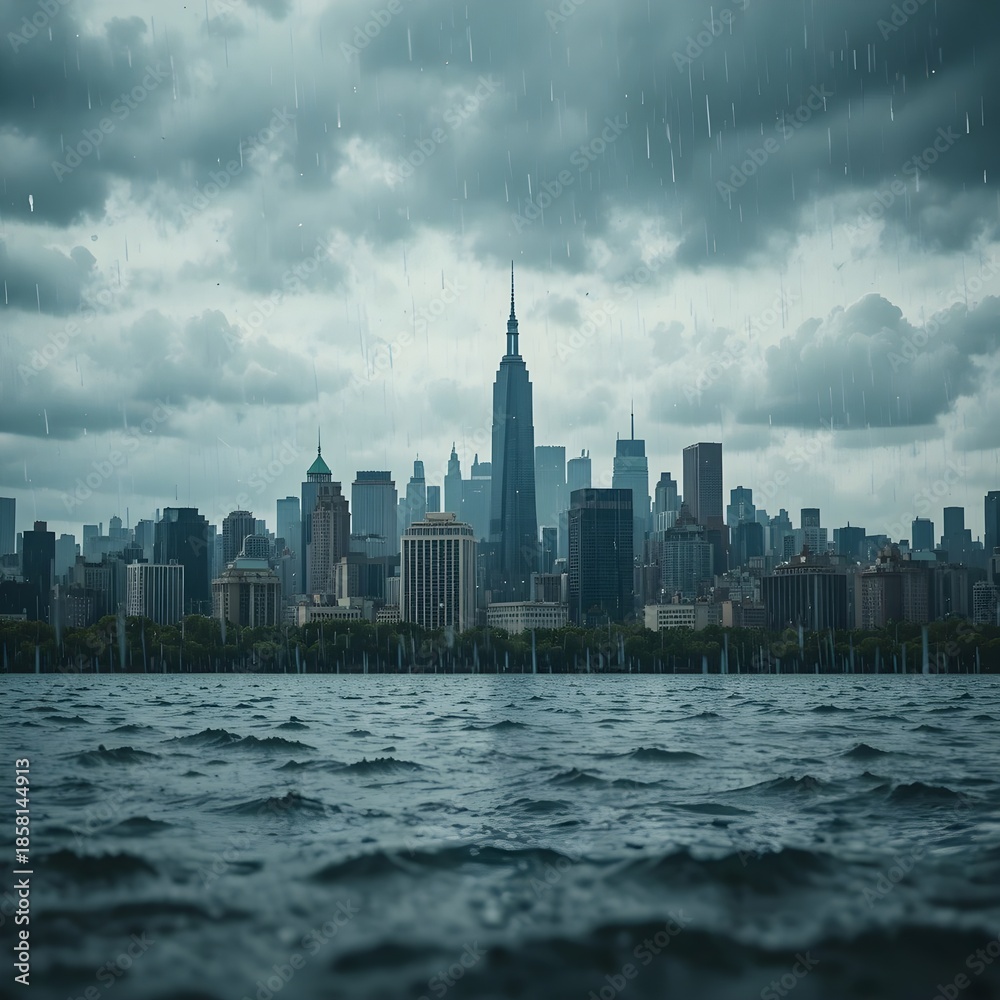 Obraz premium new york city skyline