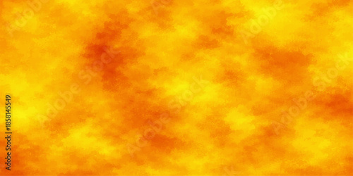 An abstract loop of burning orange and red fire flames creates a hot inferno background with a grunge texture of smoke clouds, energy explosions, and glowing light patterns