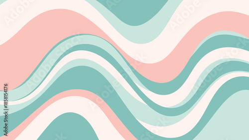 Abstract Pastel Waves A Serene and Modern Background Design.