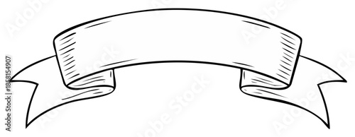 Blank vintage banner vector illustration for design and messages