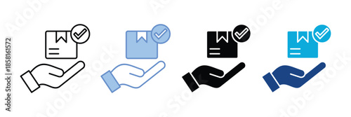 Packaging   Icon Set Multiple Style Collection