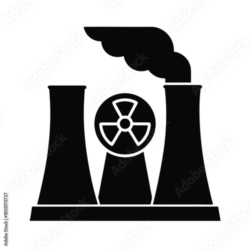 Nuclear Power Plant Icon